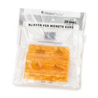 Portamonete - PVC - 20 cent - arancio - blister 20 pezzi - Holenbecky - 8004/20 - 8028422680046 - DMwebShop
