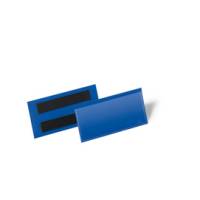 Buste identificative magnetiche 100 x 38 mm blu - 17870