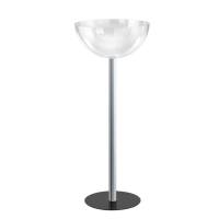 Espositore da terra con 1 semisfera contenitore diametro 50 cm altezza 96 cm Tecnostyl SPH401 F50 - 17838