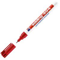 Marcatore permanente 404 punta tonda extra fine 0,75 mm rosso - 16384