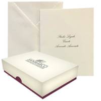 Scatola 50 biglietti partecipazione a libro busta Regina - 16525