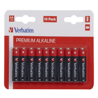 Blister 10 Pile alkaline Stilo AA - Verbatim 49875