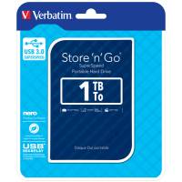USB 3.0 portatile Store 'N'Go 9,5 mm drive - Blu - 1 Tb - Verbatim - 53200 - 23942532002 - DMwebShop