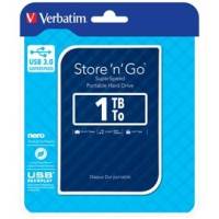 USB 3.0 portatile Store 'N'Go 9,5 mm drive - Blu - 1 Tb - Verbatim - 53200 - 23942532002 - DMwebShop