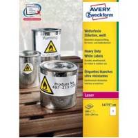 Etichetta in poliestere L4775 - permanente - 210 x 297 mm - 1 etic. per foglio - bianco - conf. 100 fogli A4 - Avery - L4775-100 - 4004182060995 - DMwebShop