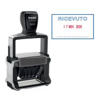 Timbro Professional 4.0 5460/L1 datario + RICEVUTO - 56 x 33 mm - 4 mm - autoinchiostrante - Trodat 120416 - 203119 - 9010835031194 - DMwebShop