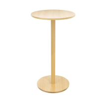 Tavolo Woody - altezza 110 cm - Ø piano 60 cm - faggio - Paperflow K440323
