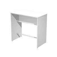 Tavolo alto Ristoro - 110 x 70 x 105 cm - bianco - Artexport - 15092/B-3 - DMwebShop