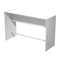 Tavolo alto Ristoro - 160 x 70 x 105 cm - bianco - Artexport