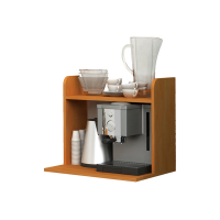 Sopralzo angolo Ristoro - punto caffe' - 59,8 x 24 x 50 cm - bianco-noce chiaro - Artexport - 2872.3/34 - DMwebShop