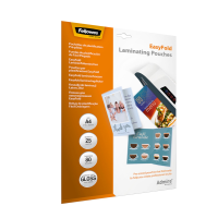Pouches Admire Easyfold - A4 - cordonate - scatola 25 pezzi - Fellowes - 5601901 - 43859730858 - DMwebShop