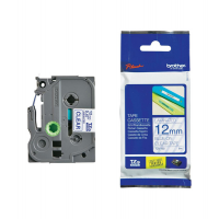 Nastro originale per etichettatrici - blu-Trasparente - TZE133 - 12 mm x 8 mt - Brother - TZ-e133 - 4977766684873 - DMwebShop