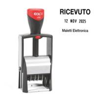 Timbro Datario Classic Line 5 righe 3 x 4,5 cm autoinchiostrante - 2037