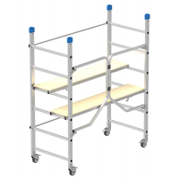 Trabattello Dinamico - alluminio - 168 x 75 cm - altezza 180 cm - Marchetti 20939