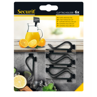 Supporti clip per targhette - set 6 pezzi - Securit - TAG-HLD-CP - 8719075283257 - DMwebShop