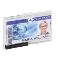 Portabadge PushBox Duo 2 tessere inseribili 5,4 x 8,7 cm - 18960