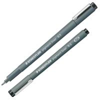 Pennarello Pigment Liner 308 - nero - 0,5 mm - conf. 10 pezzi - Staedtler - 308 05-9 - 4007817330432 - DMwebShop