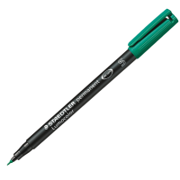 Pennarello Lumocolor Permanent 313 - punta 0,4 mm - verde - conf. 10 pezzi - Staedtler - 313-5 - 4007817308738 - DMwebShop
