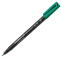 Pennarello Lumocolor Permanent 318 - punta 0,6 mm - verde - conf. 10 pezzi - Staedtler - 318-5 - 4007817304334 - DMwebShop