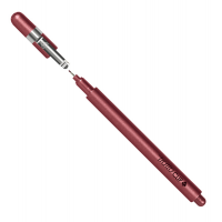 Pennarello clip - 0,3 mm - rosso - conf. 12 pezzi - Tratto - 803802 - 8000825024344 - DMwebShop