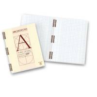 Blocco Architetto spiralato bianco - 22 x 29,7 cm - 100 gr - 40 fogli - conf. 10 pezzi - Pigna - 0105442BI - 8005235112759 - DMwebShop