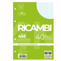 Ricambi forati Quaxima - A5 - 4 mm - 80 gr - 40 fogli - Pigna - 00629044M - 8005235204539 - DMwebShop