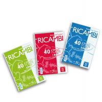 Ricambi forati Quaxima - A5 - 5 mm - 80 gr - 40 fogli - Pigna - 00629045M - 8005235204546 - DMwebShop