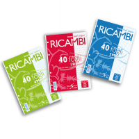 Ricambi forati Quaxima - A4 - 4 mm - 80 gr - 40 fogli - Pigna - 00629034M - 8005235204492 - DMwebShop