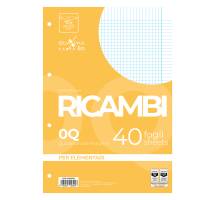 Ricambi forati Quaxima - A4 - 5 mm - con margine - 80 gr - 40 fogli - Pigna - 00629030Q - 8005235258426 - DMwebShop