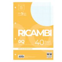 Ricambi forati Quaxima - A4 - 5 mm - con margine - 80 gr - 40 fogli - Pigna - 00629030Q - 8005235258426 - DMwebShop