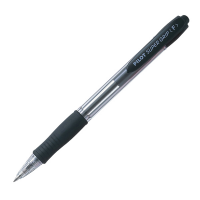 Penna sfera a scatto Super Grip - punta fine 0,7 mm - nero - Pilot 001531
