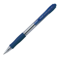 Penna sfera a scatto Super Grip - punta fine 0,7 mm - blu - Pilot - 001532 - 4902505154669 - DMwebShop
