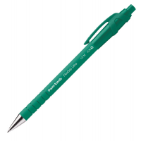 Penna a sfera a scatto Flexgrip Ultra - punta 1 mm - verde - conf. 12 pezzi - Papermate - S0190453 - 8008285096178 - DMwebShop