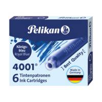 Cartucce inchiostro 4001 TP/6 - lunghezza 39 mm - blu - conf. 6 pezzi - Pelikan - 100401545 - 4012700301178 - DMwebShop