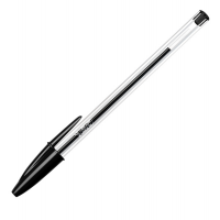 Penna a sfera Cristal - punta media 1 mm - nero - conf. 50 pezzi - Bic 8373639