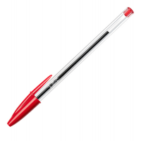 Penna a sfera Cristal - punta media 1 mm - rosso - conf. 50 pezzi - Bic - 8373619 - 070330129634 - DMwebShop