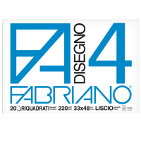 Album F4 - 33 x 48 cm - 220 gr - 20 fogli liscio squadrato - Fabriano 05201797