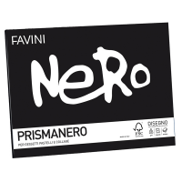 Album Prismanero - 24 x 33 cm - 10 fogli - 128 gr - monoruvido - Favini A12A244