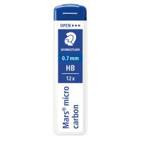 Astuccio 12 Mine Mars Micro mina - 0,7 mm - gradazione HB - conf. 12 pezzi - Staedtler - 250 07-HB - 4007817213896 - DMwebShop