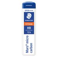Astuccio 12 Mine Mars Micro mina - 0,9 mm - gradazione HB - conf. 12 pezzi - Staedtler - 250 09-HB - 4007817214107 - DMwebShop