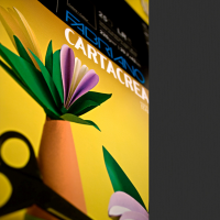 Cartoncino CartaCrea - 35 x 50 cm - 220 gr - nero 115 - blister 10 fogli - Fabriano - 46435115 - 8001348127673 - DMwebShop