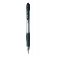 Penna a sfera a scatto Supergrip - punta media 1 mm - nero - Pilot 001440