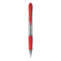 Penna a sfera a scatto Supergrip - punta media 1 mm - rosso - Pilot - 001442 - 4902505154898 - DMwebShop
