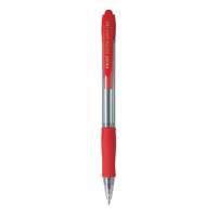 Penna a sfera a scatto Supergrip - punta media 1 mm - rosso - conf. 12 pezzi - Pilot - 001442 - 4902505154898 - DMwebShop