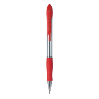 Penna a sfera a scatto Supergrip - punta media 1 mm - rosso - conf. 12 pezzi - Pilot - 001442 - 4902505154898 - DMwebShop