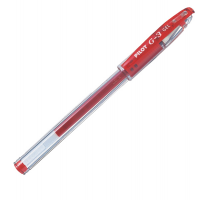 Penna Roller gel G 3 - punta 0,7 mm - rosso - Pilot - 001492 - 4902505252693 - DMwebShop
