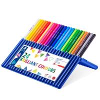 Matite colorate Ergo Soft - Ø mina 3 mm - colori assortiti - astuccio 24 pezzi - Staedtler - 157SB24 - 4007817157107 - DMwebShop