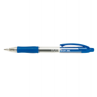 Penna gel a sfera a scatto Easy gel - 0,5 mm - blu - conf. 10 pezzi - Tratto - 827701 - 8000825827716 - DMwebShop