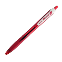 Penna a sfera a scatto Rexgrip Begreen - punta 1 mm - rosso - conf. 10 pezzi - Pilot - 040012 - 4902505324758 - DMwebShop