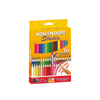 Matite colorate Studio - Ø mina 2,8 mm - colori assortiti - Astuccio 36 pezzi - Koh-i-noor - DH3336 - 8032173017358 - DMwebShop